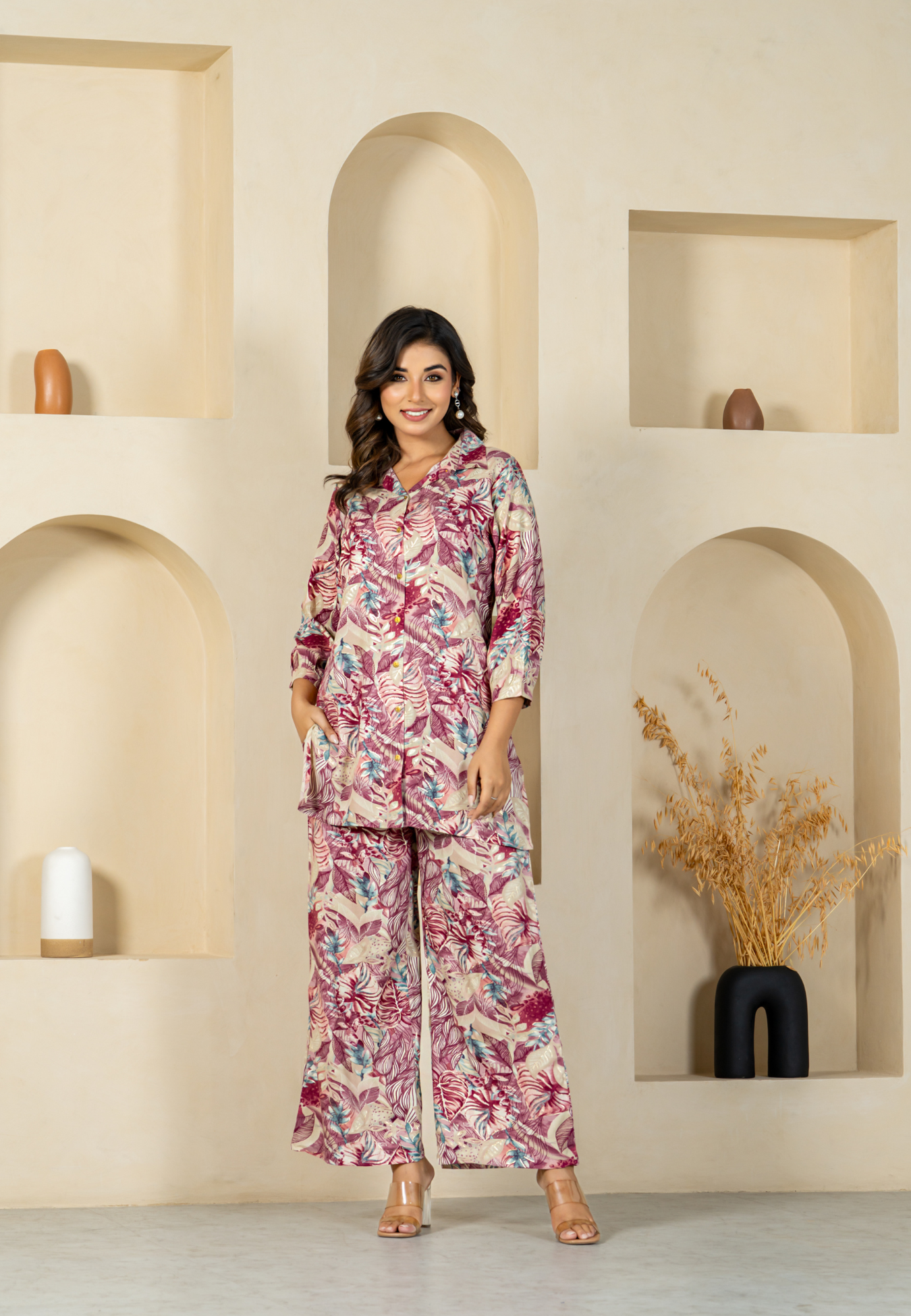 Everyday Comfort in Rayon Lavender Co-ord Set