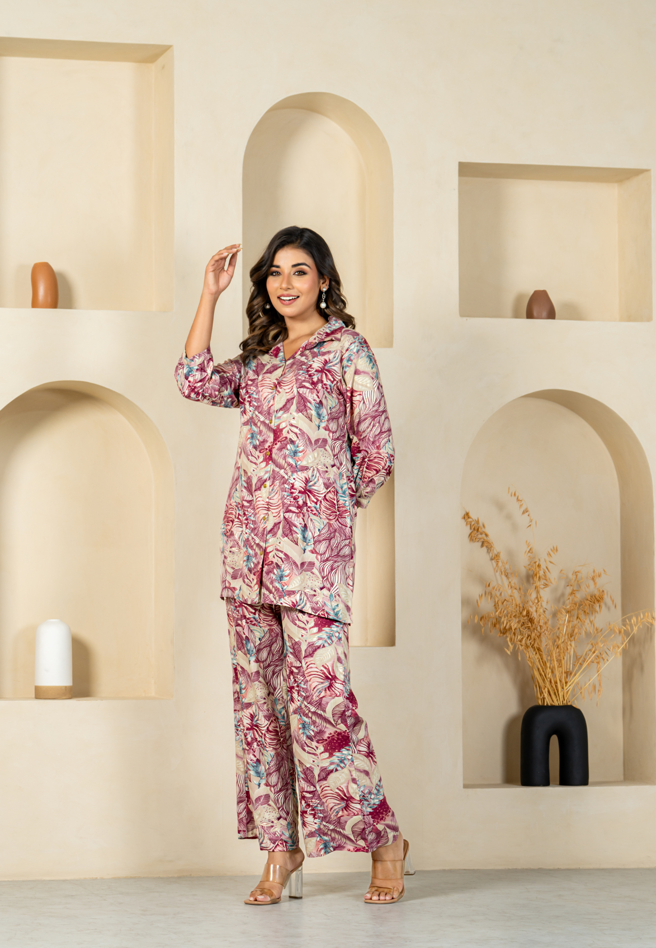 Everyday Comfort in Rayon Lavender Co-ord Set
